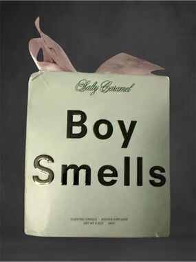 Boy Smells Salty Caramel Scented Candle 8.5 oz ; approximately 50 hr burn time